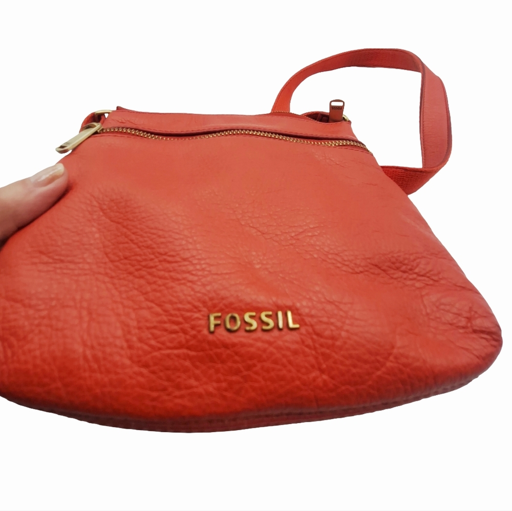Vintage Fossil Piper Mini Leather Crossbody Bag - Picture 6 of 13